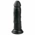 Easytoys - realistische dildo met zuignap (15,5cm) - zwart