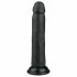 Easytoys - realistische dildo met zuignap (20,5cm) - zwart