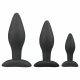 Easytoys Rocket - anale dildo set - zwart (3-delig)