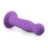 Easytoys - golvende, zuignap dildo (paars)