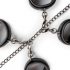 Easytoys - halsband, pols- en enkelboeien - bondageset (zwart)