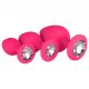 Easytoys Diamond - anale dildo set (roze)