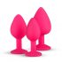 Easytoys Diamond - anale dildo set (roze)