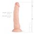 Real Fantasy Dylan - levensechte dildo - 23cm (natuurlijk)