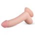 Echte Fantasie Cliff - realistische dildo met ballen - 22cm (natuurlijk)