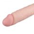 Real Fantasy Glynn - realistische dildo met ballen - 25cm (natuurlijk)