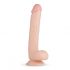 Real Fantasy Elvin - realistische dildo met balzak - 28cm (natuurlijk)