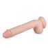 Real Fantasy Elvin - realistische dildo met balzak - 28cm (natuurlijk)