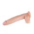 Echte Fantasie Dwane - realistische dildo met balzac - 31cm (huidskleur)