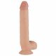 Real Fantasy Elvin - oplaadbare, realistische vibrator - 28 cm (natuurlijk)