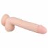 Real Fantasy Elvin - oplaadbare, realistische vibrator - 28 cm (natuurlijk)