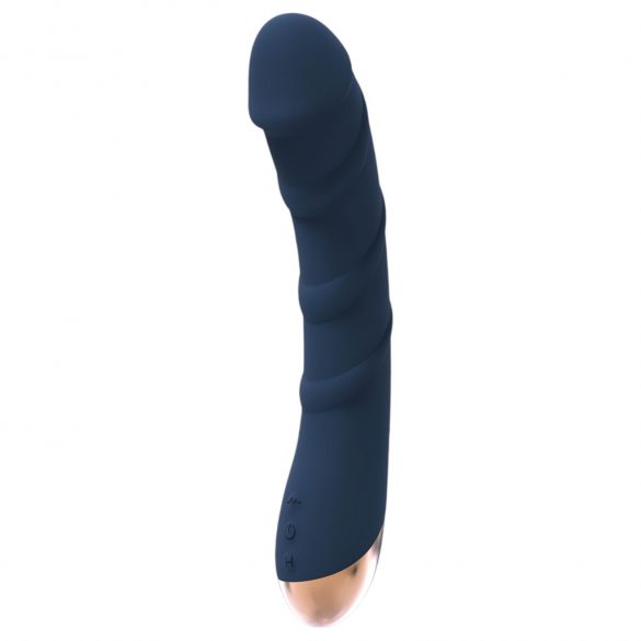 Goddess Atlas - oplaadbare, waterdichte, verwarmende G-spot vibrator (blauw)