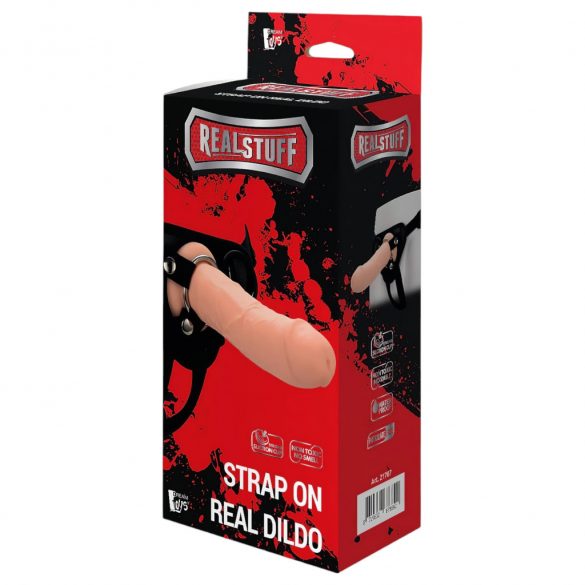 RealStuff Strap-On - realistische, opzetbare dildo (natuurlijk)