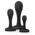 BUTTR Butt Kickers - anale dildo set - zwart (3 stuks)