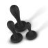 BUTTR Butt Kickers - anale dildo set - zwart (3 stuks)