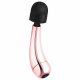 Rosy Gold Wand Mini Curve - oplaadbare vibrator (rosegoud)