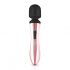 Rosy Gold Wand Curve - oplaadbare vibrerende massager (rosegoud)