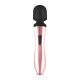 Rosy Gold Wand Curve - oplaadbare vibrerende massager (rosegoud)