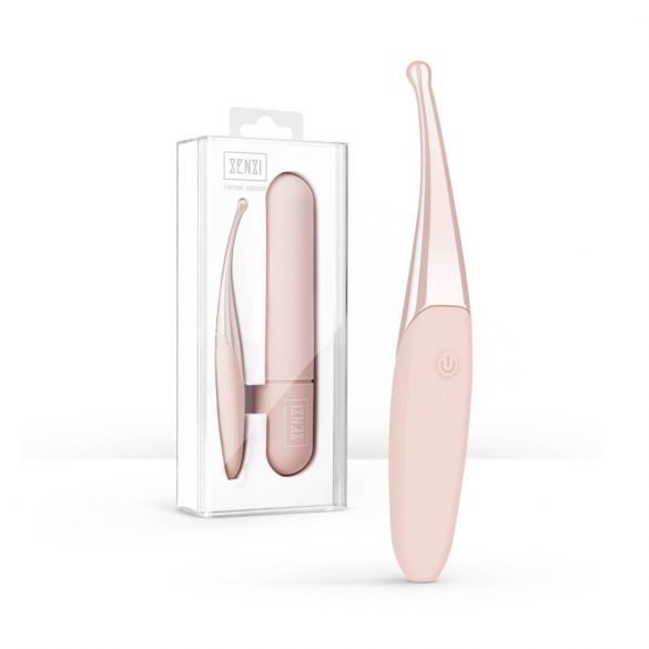 Senzi - Oplaadbare, Waterdichte Clitoris Vibrator (Lichtroze)