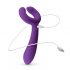 Easytoys Koppel - oplaadbare, waterdichte paren vibrator (paars)