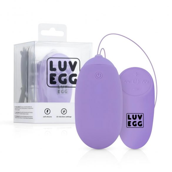 LUV EGG XL - oplaadbare, draadloze vibratie-ei (paars)