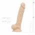 Real Fantasy Ashton - realistische dildo met ballen - 20,5 cm (natuurlijk)