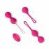 Easytoys LoveBalls - vibrerend kegelbal set - 3 stuks (roze)