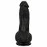 Easytoys - levensechte dildo met ballen - 12 cm (zwart)