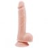 Mr. Dixx 7.6 - zuignap dildo met ballen - huidkleurig (19,5 cm)