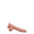 Mr. Dixx 7.6 - zuignap dildo met ballen - huidkleurig (19,5 cm)