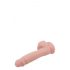 Mr. Dixx 7.6 - zuignap dildo met ballen - huidkleurig (19,5 cm)