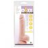 Mr. Dixx 7.6 - zuignap dildo met ballen - huidkleurig (19,5 cm)