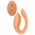 Glam - oplaadbare, draadloze koppels vibrator (oranje)