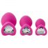 Flirts anale training kit - anale plug set (3 stuks) - roze