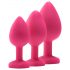 Flirts anale training kit - anale plug set (3 stuks) - roze