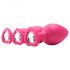 Flirts anale training kit - anale plug set (3 stuks) - roze