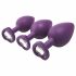 Flirts anale training set - dildoset (3 stuks) - paars