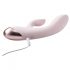 Vivre Coco - oplaadbare vibrator met clitorisstimulator (roze)