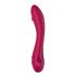 Sprankelende Cecilia - oplaadbare G-spot vibrator met beweegbare balletjes (rood)