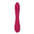 Sprankelende Cecilia - oplaadbare G-spot vibrator met beweegbare balletjes (rood)