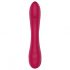 Sprankelende Cecilia - oplaadbare G-spot vibrator met beweegbare balletjes (rood)