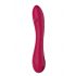 Sprankelende Cecilia - oplaadbare G-spot vibrator met beweegbare balletjes (rood)