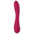 Sprankelende Cecilia - oplaadbare G-spot vibrator met beweegbare balletjes (rood)