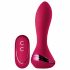 Fonkelende Isabella - oplaadbare, radio-anale vibrator (rood)