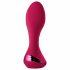 Fonkelende Isabella - oplaadbare, radio-anale vibrator (rood)