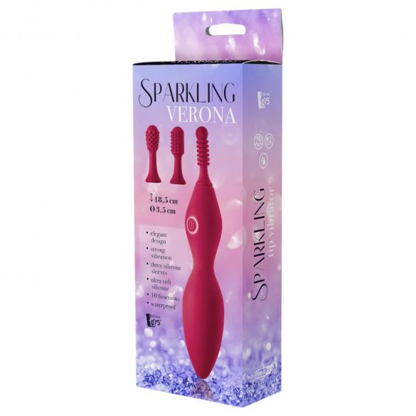 Sprankelende Verona - oplaadbare clitorisvibrator set (4-delig)