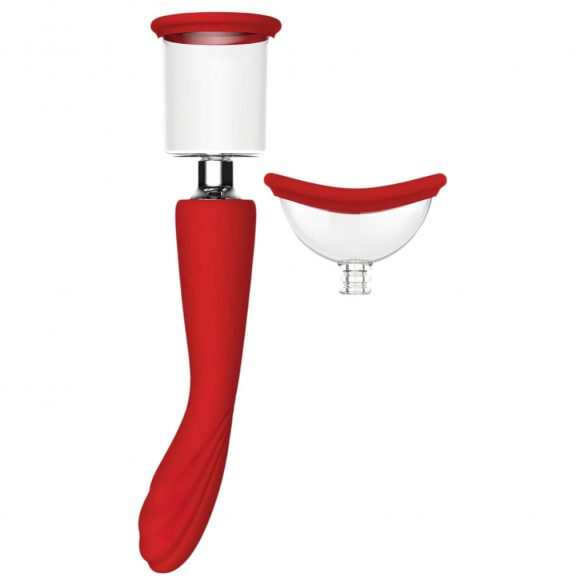 Rode Revolutie Georgia - G-spot vibrator en vaginazuil (rood)