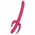 Dreamtoys Anywhere Pleasure Vibrator - oplaadbare, 4-voudige vibrator (roze)