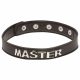 X-Play Master - Witte Halsband (zwart)