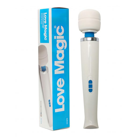 Love Magic Staf - oplaadbare vibrator (wit)